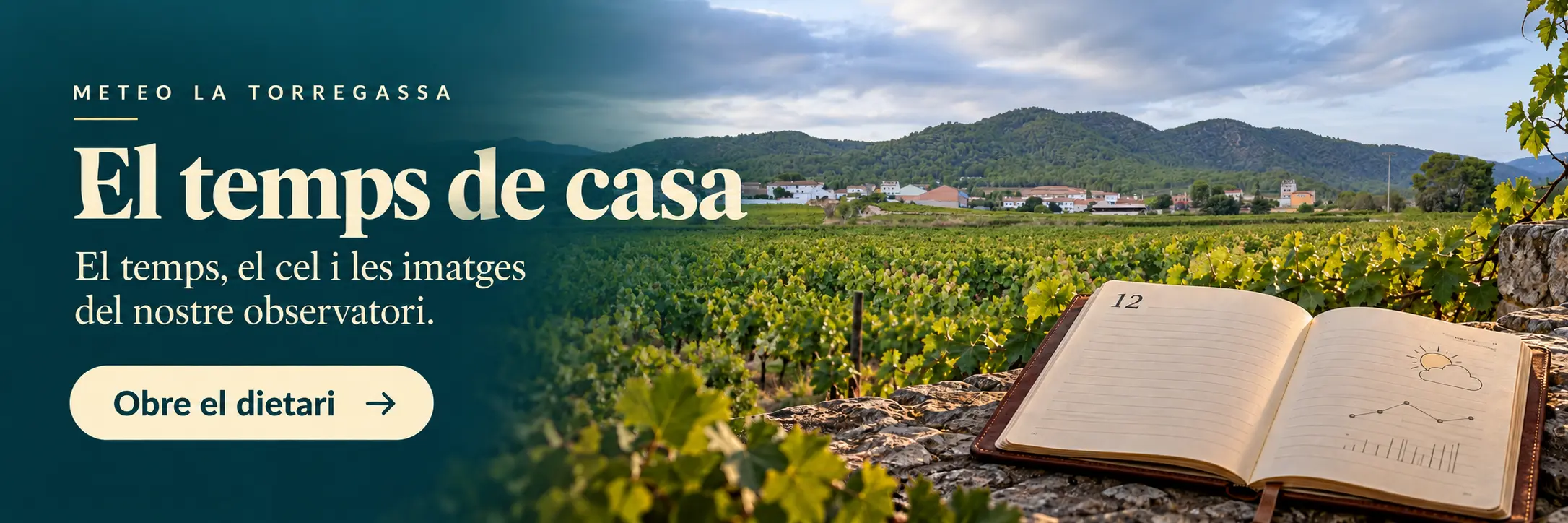 El temps de casa. El temps, el cel i les imatges del nostre observatori. Obre el dietari.